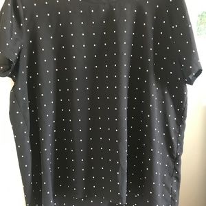 Old Navy Black and White Blouse